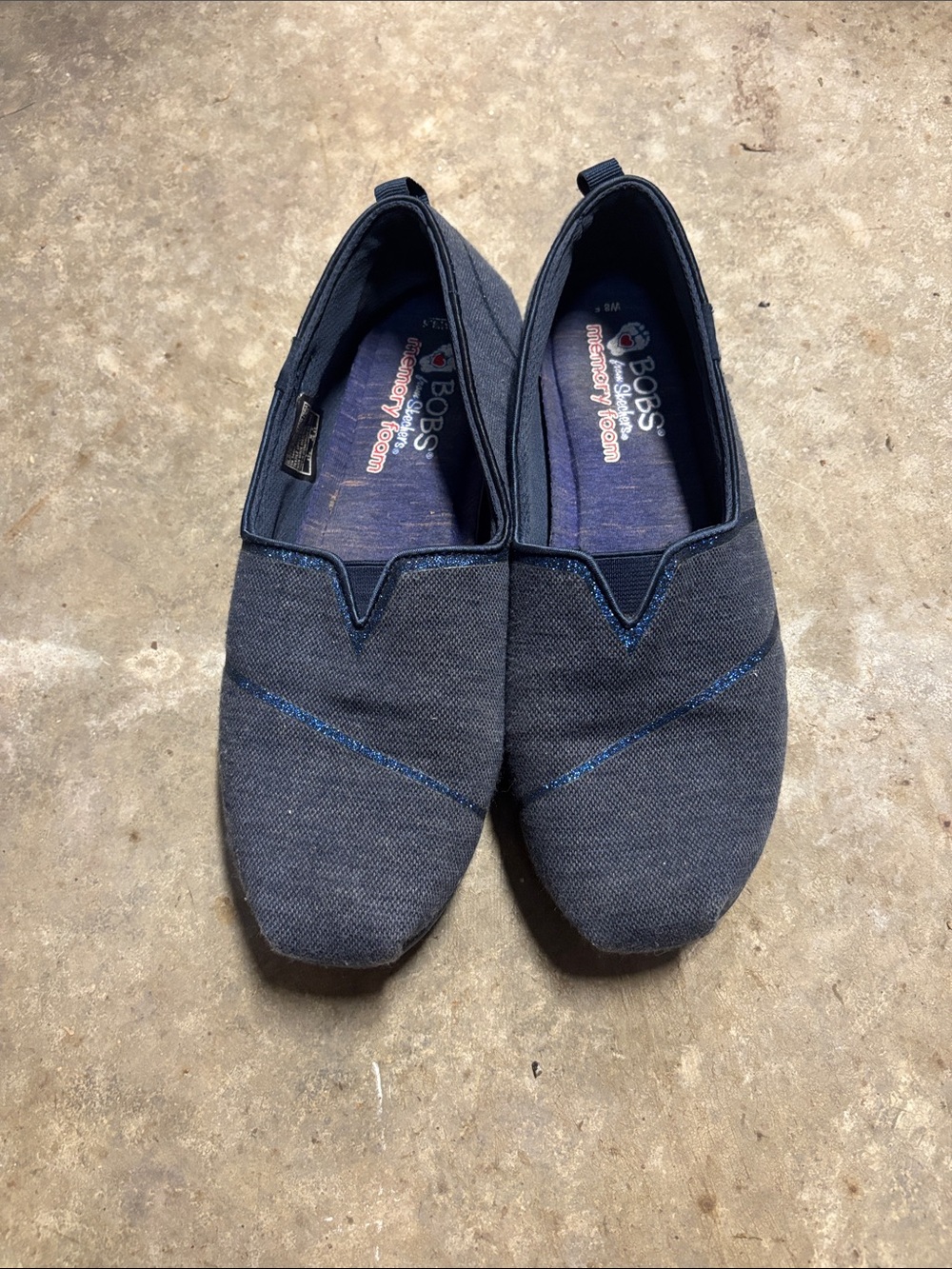 BOBS from Skechers Memory Foam Slip-on Shoes